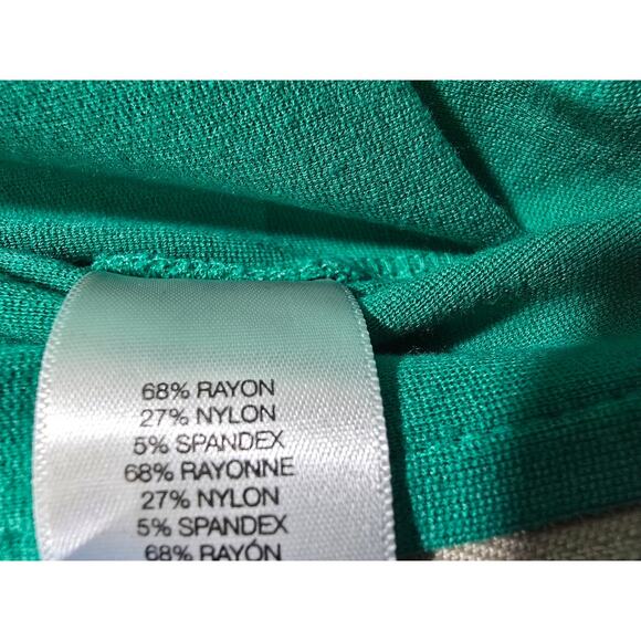 Kenneth Cole New York Green Stretch Dress – Size 6 - Picture 13 of 15